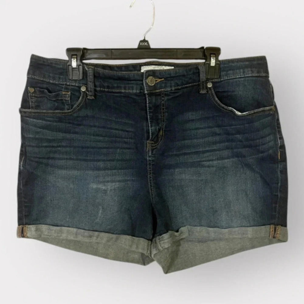 torrid Dark Wash Denim Jean Shorts